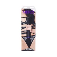 Merci Rechargeable Power Wand Silicone Massager Black Violet