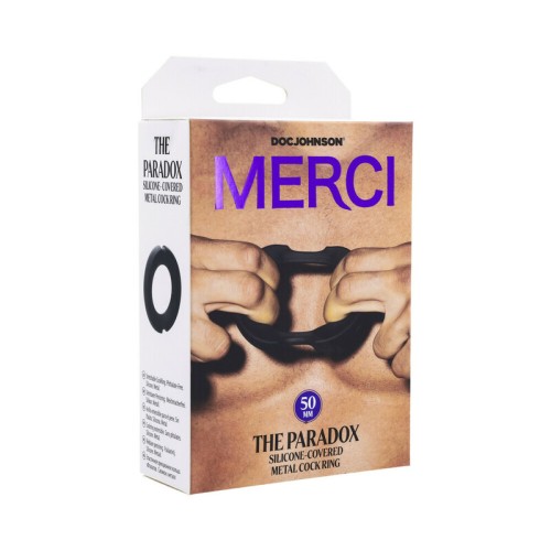 Merci The Paradox Silicone-Covered Metal C-Ring for Enhanced Pleasure