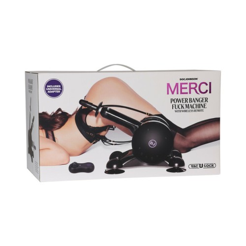 Máquina de Sexo Merci Power Banger Control Remoto Inalámbrico