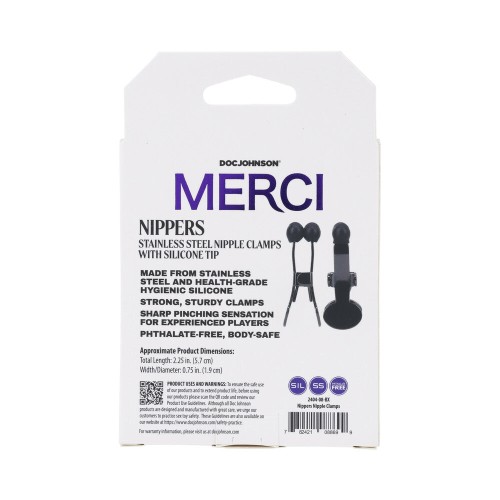 Pinzas de Pezón de Acero Inoxidable Merci Nippers