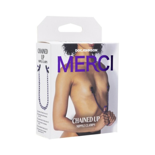 Merci Chained Up Nipple Clamps - Adjustable Sensation