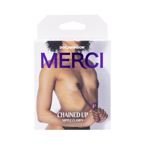 Merci Chained Up Nipple Clamps - Adjustable Sensation