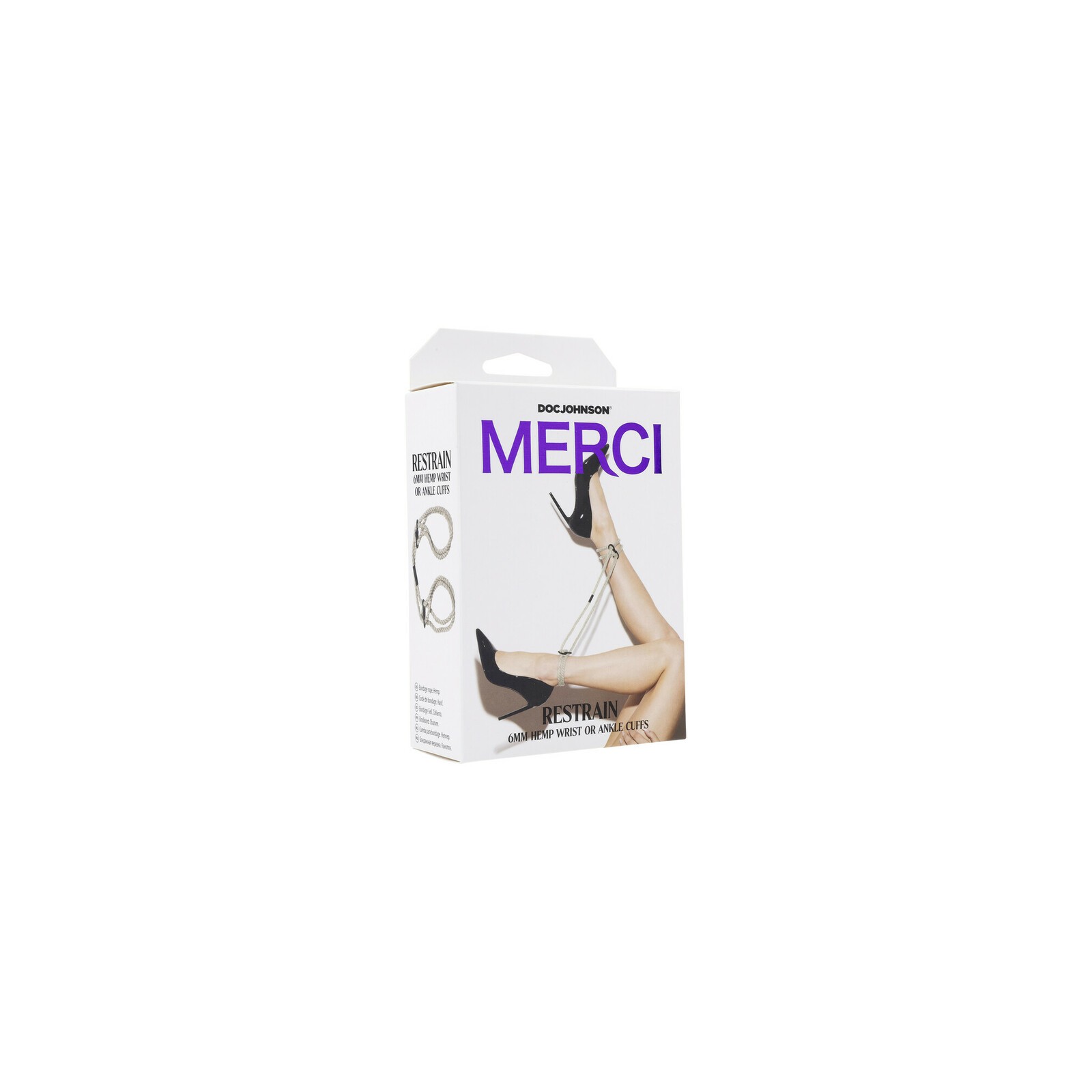 Merci Restrain Hemp Cuffs - Soft and Safe