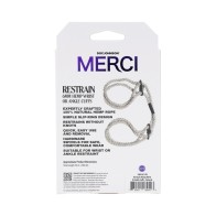 Merci Restrain Hemp Cuffs - Soft and Safe