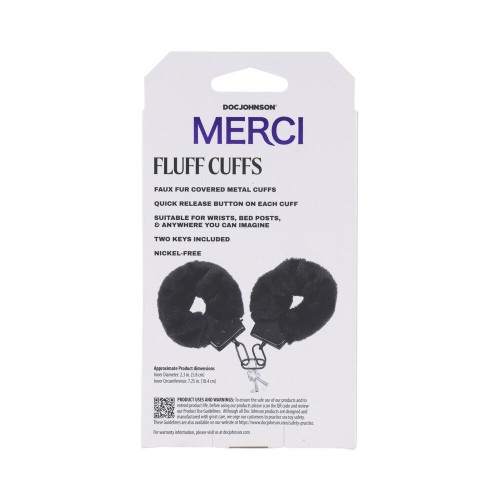 Merci Fluff Cuffs for Bondage Play