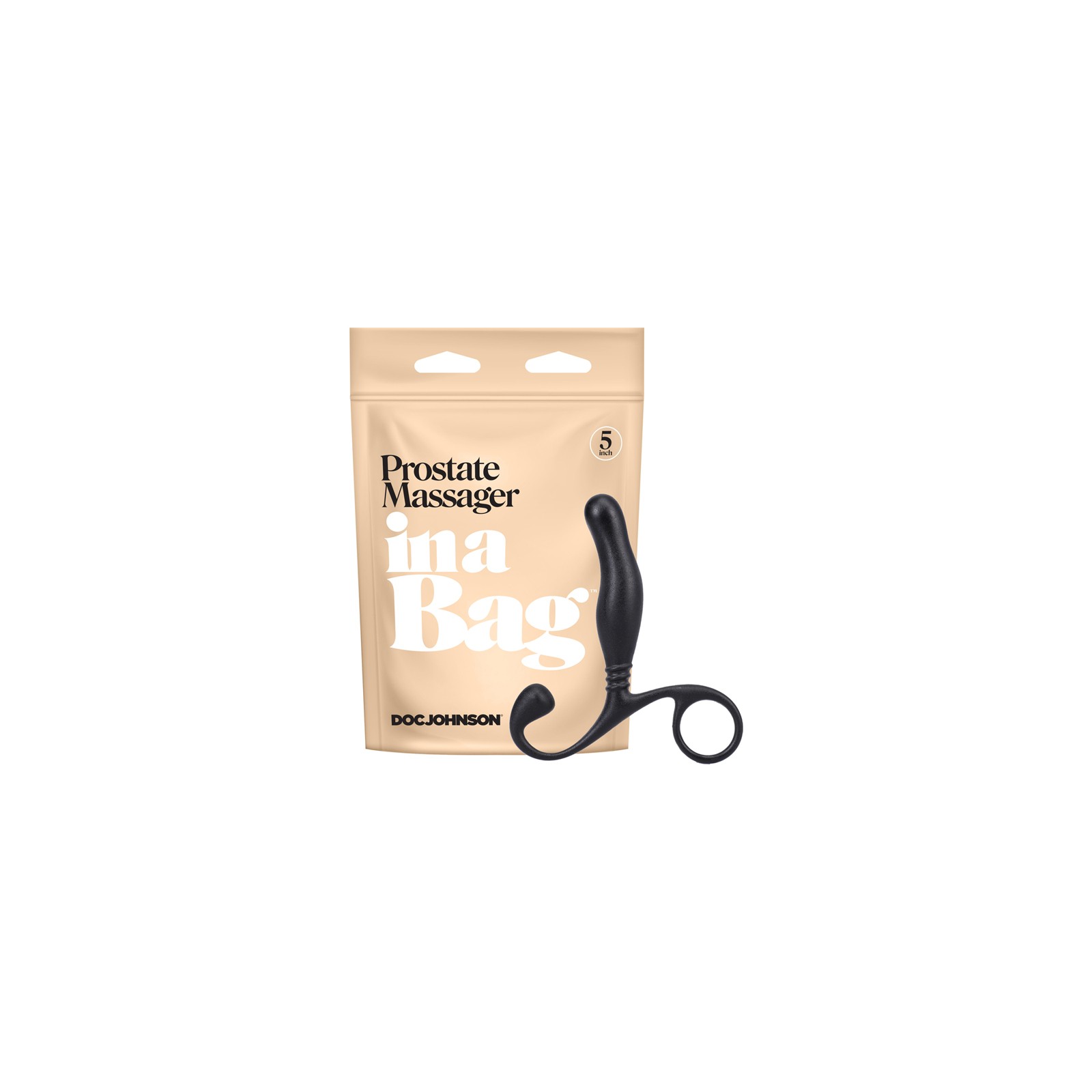 Prostate Massager In A Bag - Black Comfort