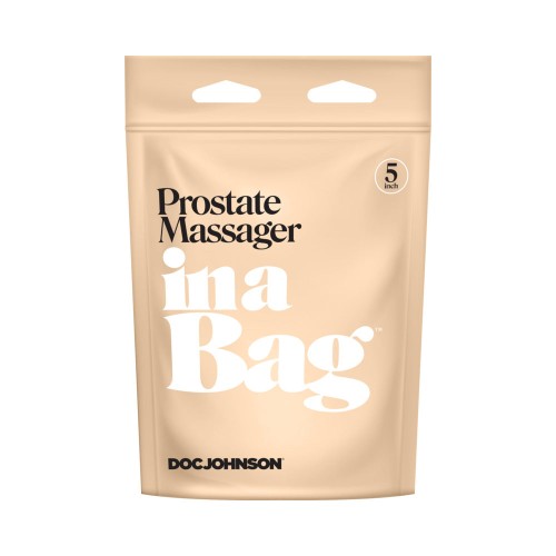 Prostate Massager In A Bag - Black Comfort