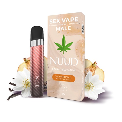 NUUD MALE VAPORDISIAC Durazno Vainilla - Experiencia de Sabor Sensorial