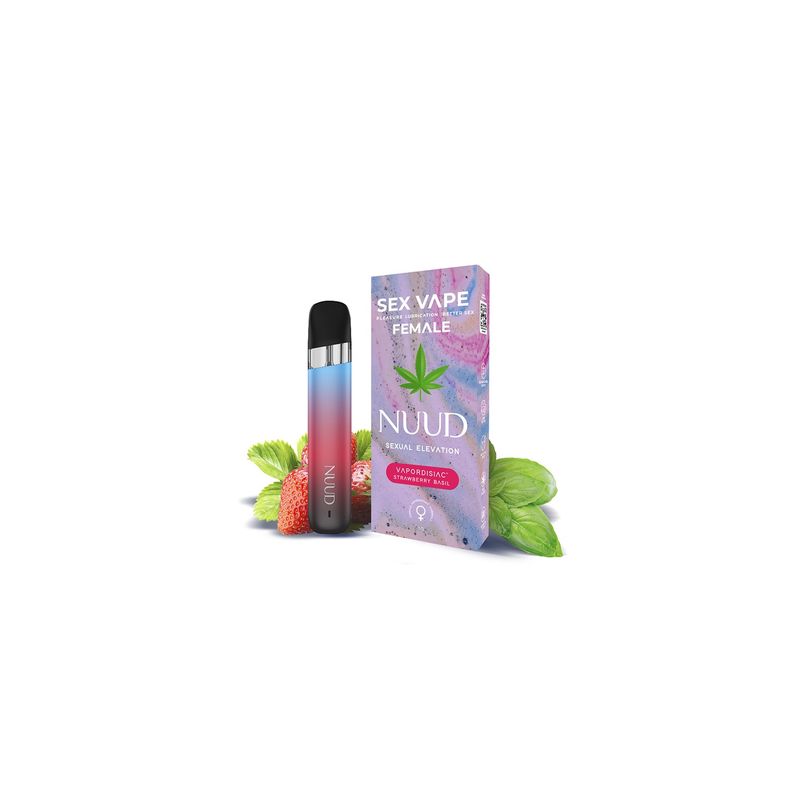 NUUD VAPORDISIAC Strawberry Basil