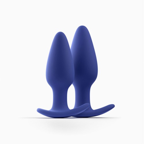 Biird Regii 2-Piece Anal Plug Set in Blue