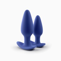 Biird Regii 2-Piece Anal Plug Set in Blue