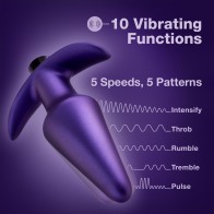 Anal Adventures Matrix Interstellar Plug Astro Violet - Ultimate Anal Toy