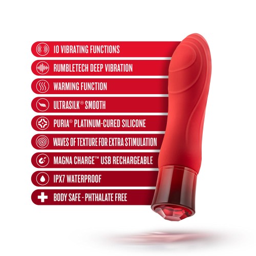 Vibrador Oh My Gem Desire Ruby para Mayor Placer