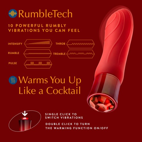 Vibrador Oh My Gem Desire Ruby para Mayor Placer