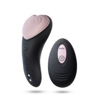 Vibrador de Panty Temptasia Heartbeat con Control Remoto Rosa