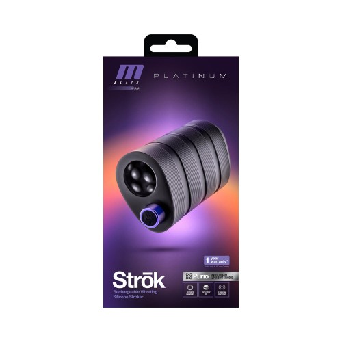 M Elite Platinum Strok Black - Ultimate Stroker