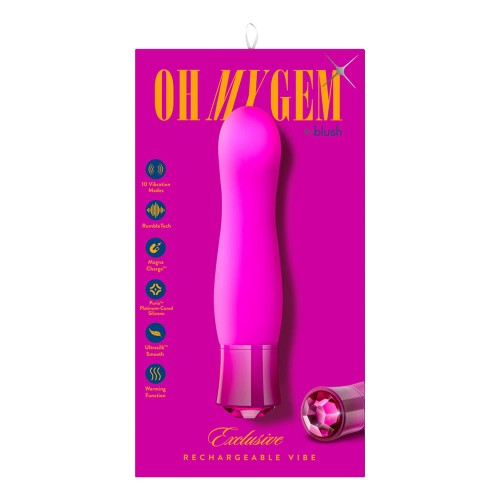 Vibrador Exclusivo Oh My Gem de Turmalina - Estimulación Sensacional