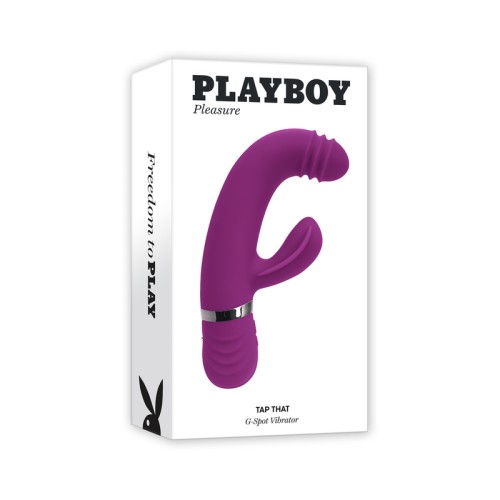 Playboy Tap That Silicone Tapping Dual Stimulator - Ultimate Pleasure