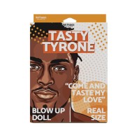 Tasty Tyrone Inflatable Doll Brown