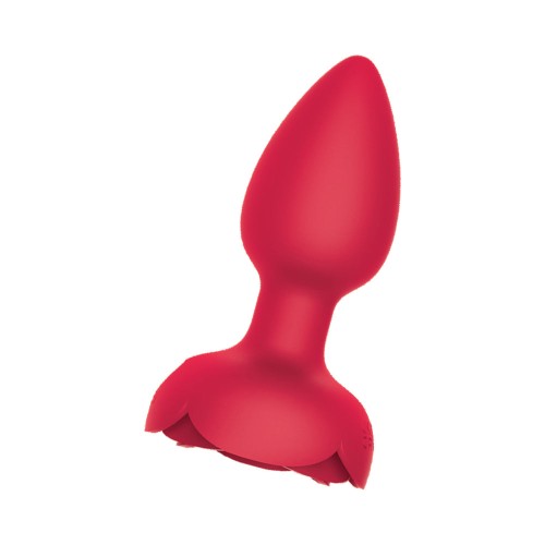 Rose Bud Tushy Light Silicone Butt Plug