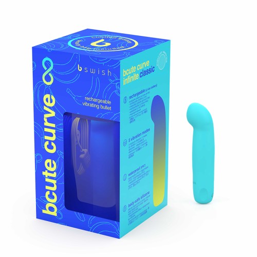 B Swish Bcute Classic Curve Infinite LE Azul Eléctrico Vibrador