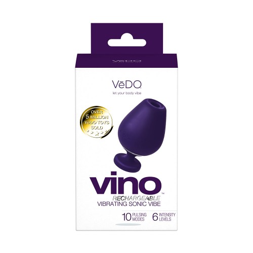 VeDO Vino - Vibe Sónico Recargable Morado - Placer Definitivo