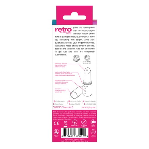 VeDO Retro Rechargeable Bullet for Ultimate Pleasure