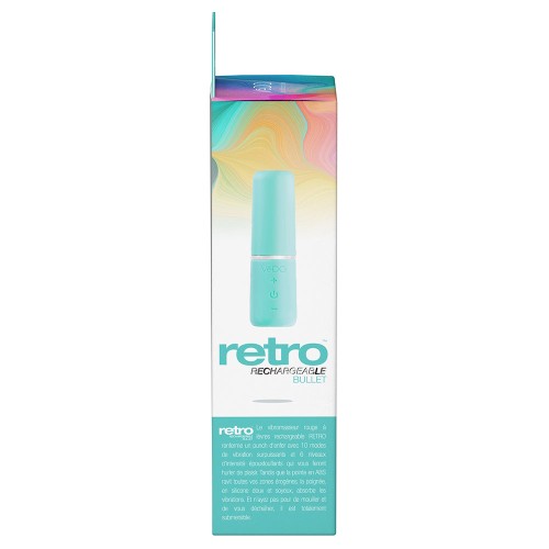 Vibrador de Bala Recargable Retro VeDO