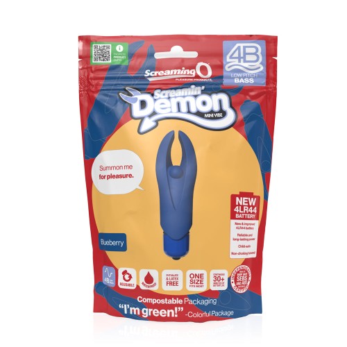 Screaming O 4B Demon Vibrador Blueberry