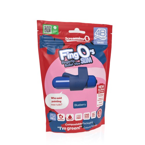 Screaming O 4B FingO Slim Blueberry