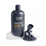 PDX Plus Shower Therapy Exfoliante Reconfortante Marrón