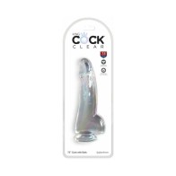 Dildo Lifelike King Cock Transparente de 7.5in para la Máxima Experiencia