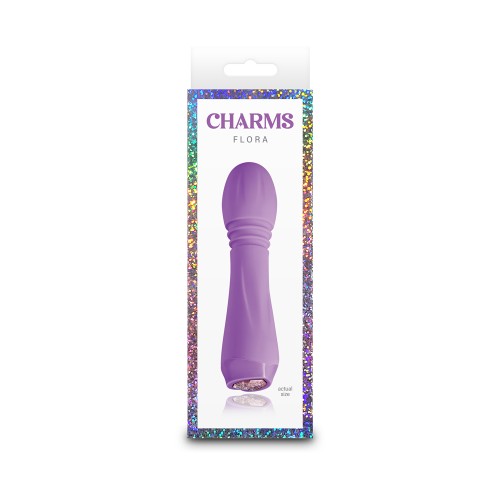 Delightful Charms Flora Violet Vibrator for Pleasure