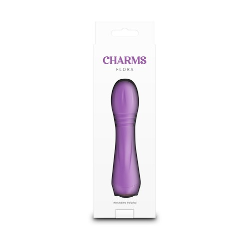 Encantador Vibrador Charms Flora Violeta para el Placer