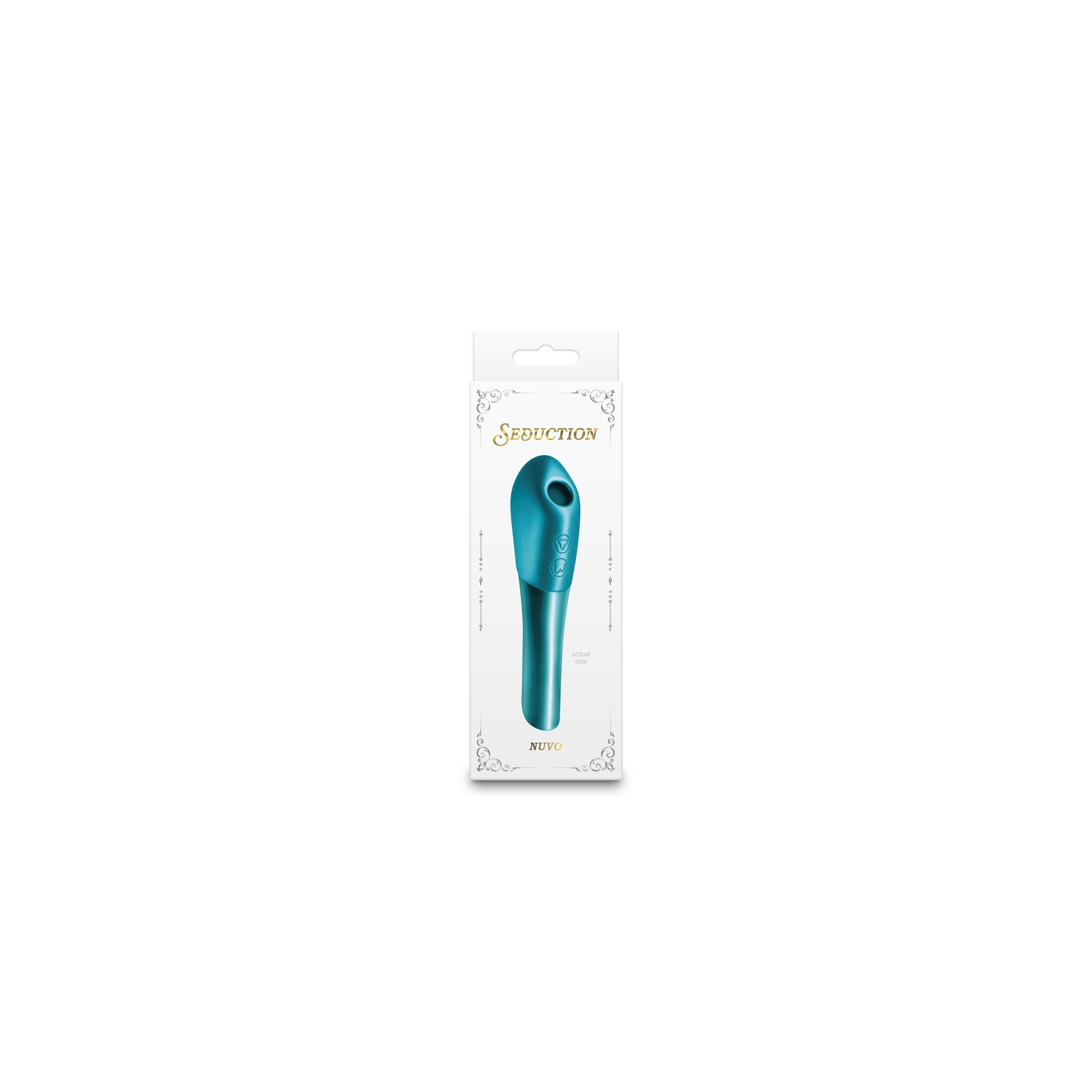 Mini Vibrador Teal Metálico Seduction Nuvo