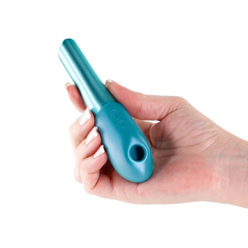 Mini Vibrador Teal Metálico Seduction Nuvo