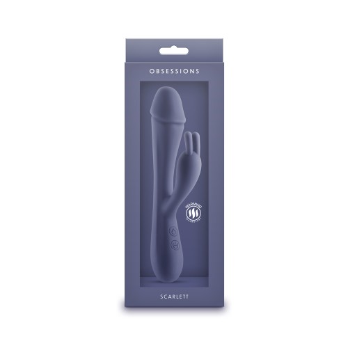 Vibrador Obsessions Scarlett Azul Oscuro para Placer Supremo