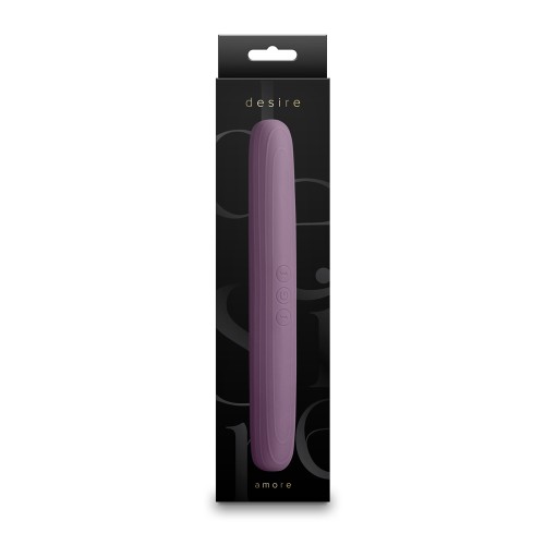 Desire Amore Malva - Vibrador de Doble Extremo Único