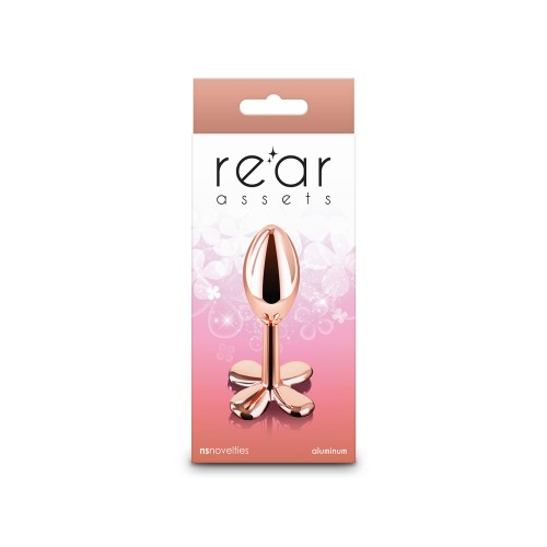 Rear Assets Clover Rose Gold Anal Toy - Visual and Sensual Pleasure