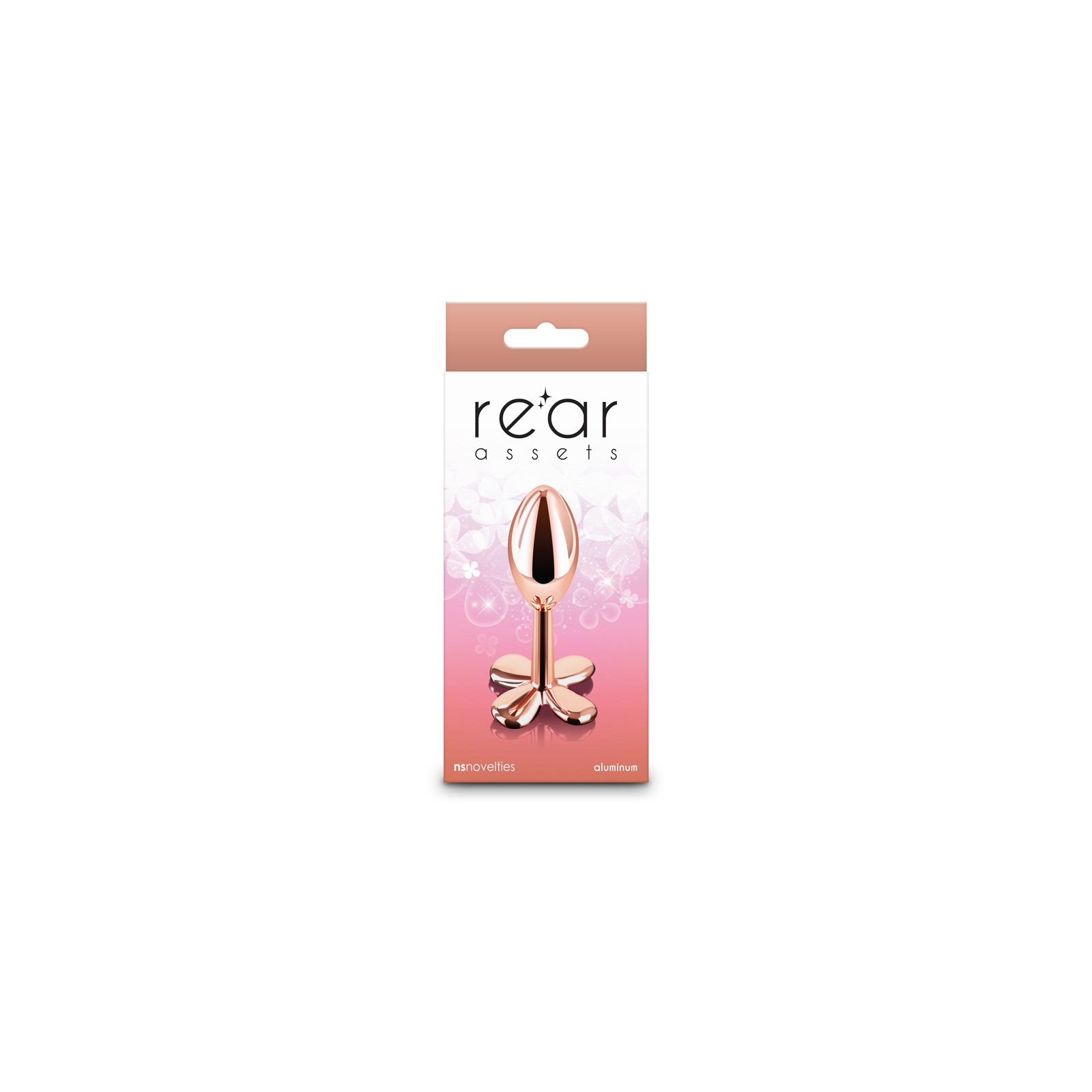 Rear Assets Clover Rose Gold Anal Toy - Visual and Sensual Pleasure