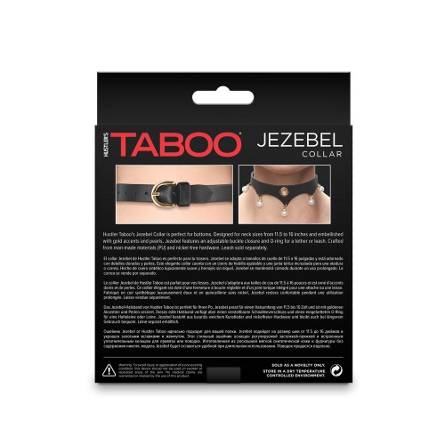 Collar Hustler Taboo Jezebel Negro