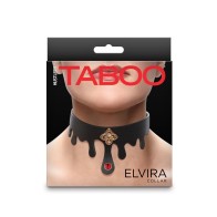 Collar de Bondage Hustler Taboo Elvira para Juegos Seductores