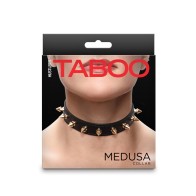 Collar Medusa Taboo de Hustler Negro