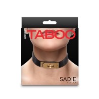 Hustler Taboo Sadie Collar Black - Stylish Accessory