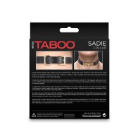 Hustler Taboo Sadie Collar Black - Stylish Accessory