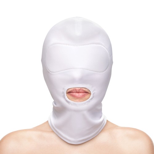 Hustler Taboo Mouth Hood - White