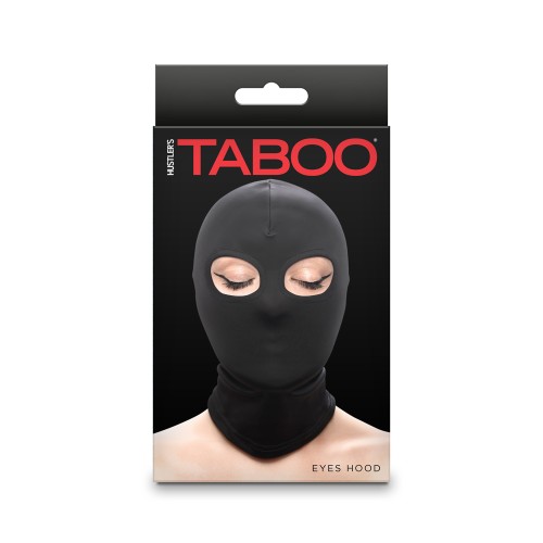 Hustler Taboo Black Eyes Hood - Mysterious Playwear