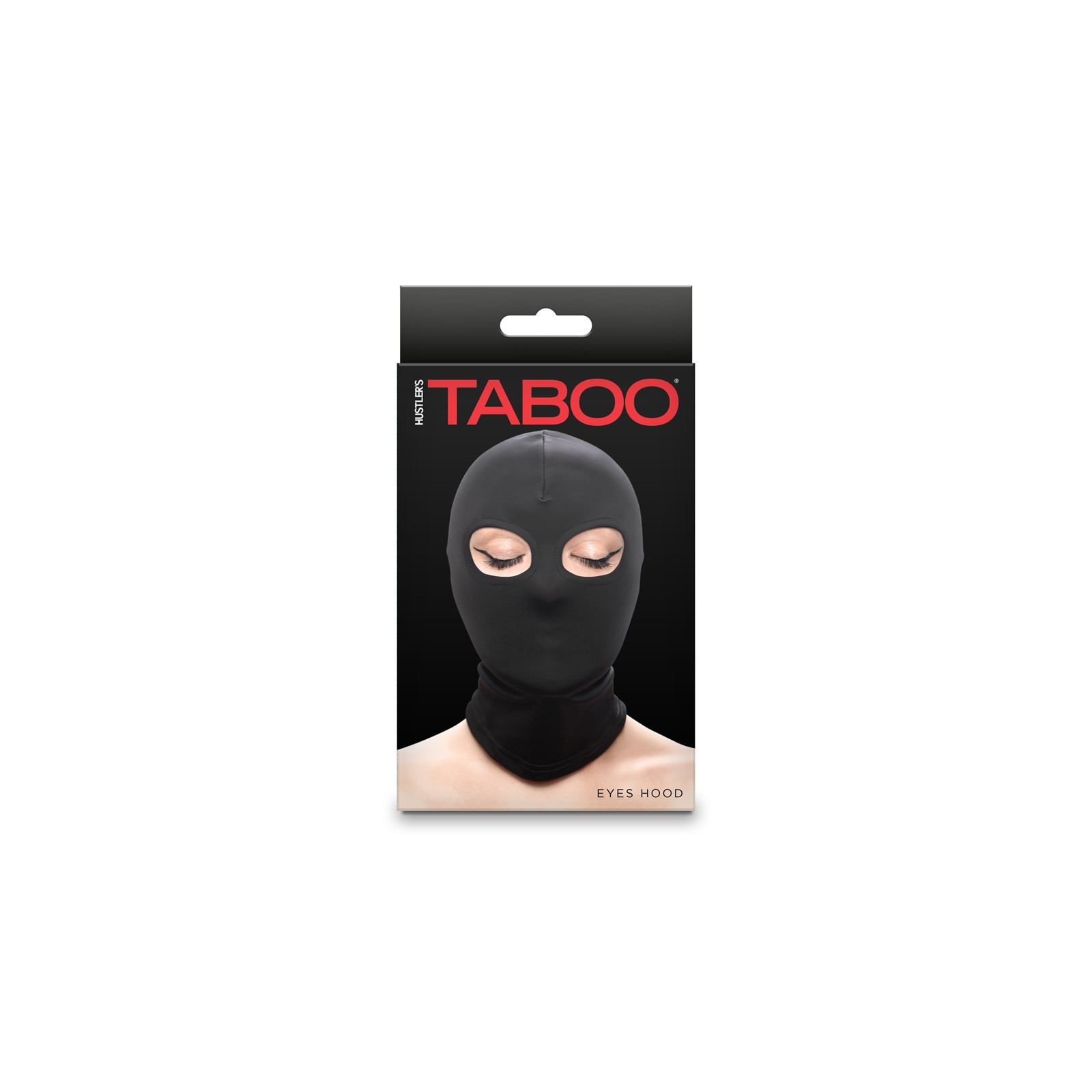 Hustler Taboo Black Eyes Hood - Mysterious Playwear