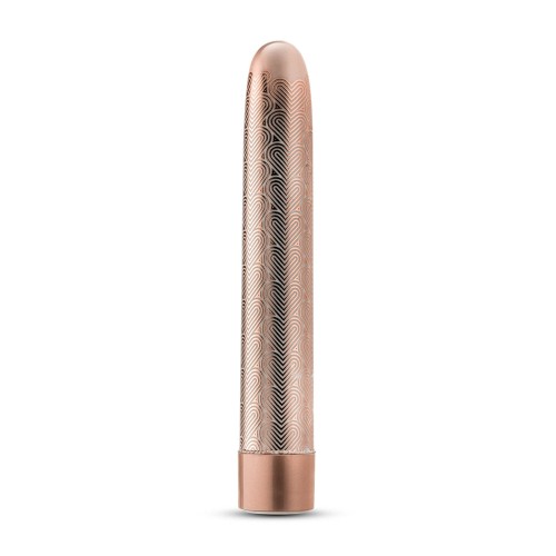 La Colección Lattice Vibrador de 7 Pulgadas Oro Rosa