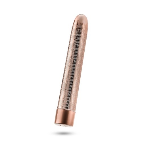 La Colección Lattice Vibrador de 7 Pulgadas Oro Rosa